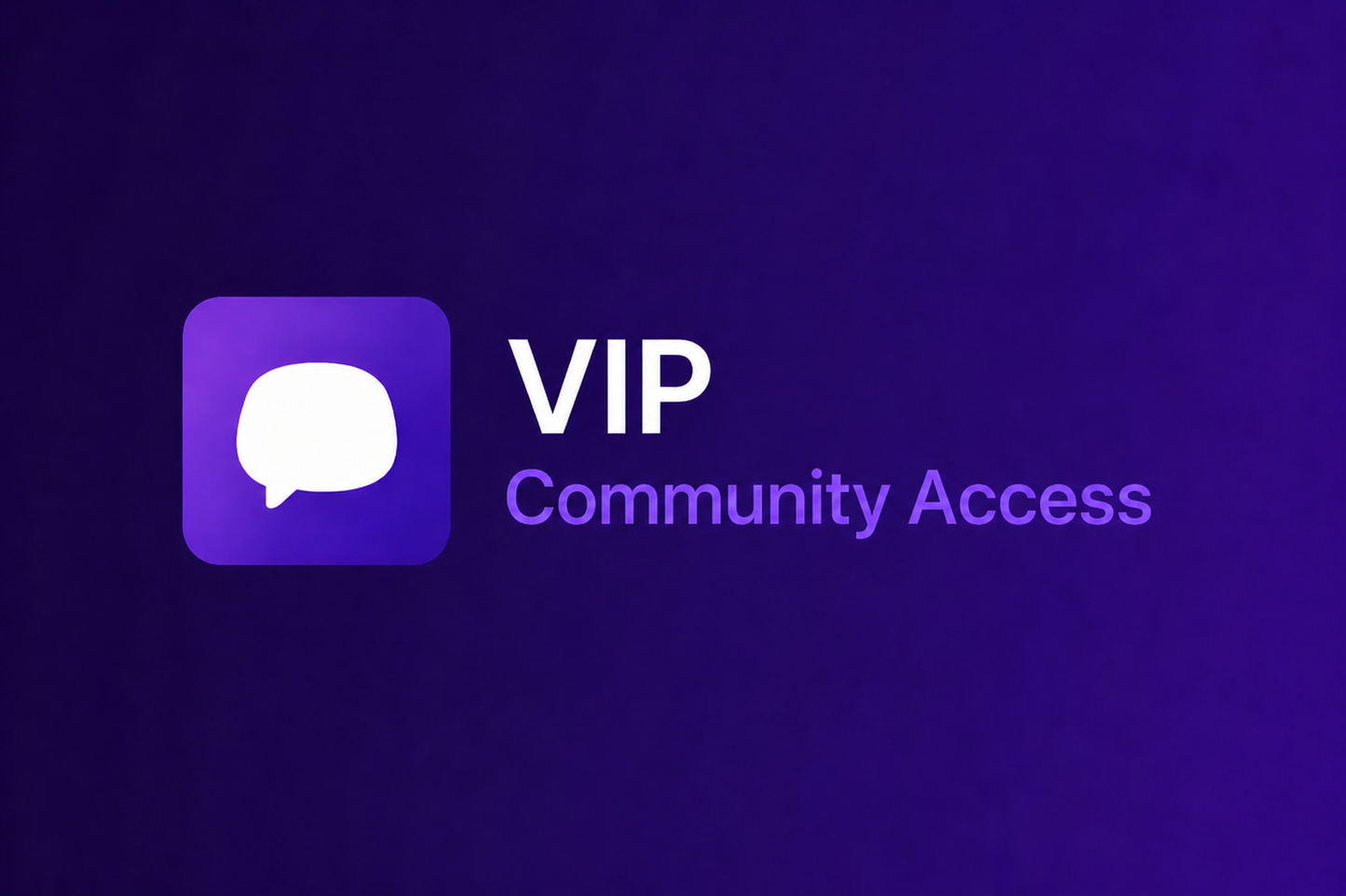 VIP Community Access